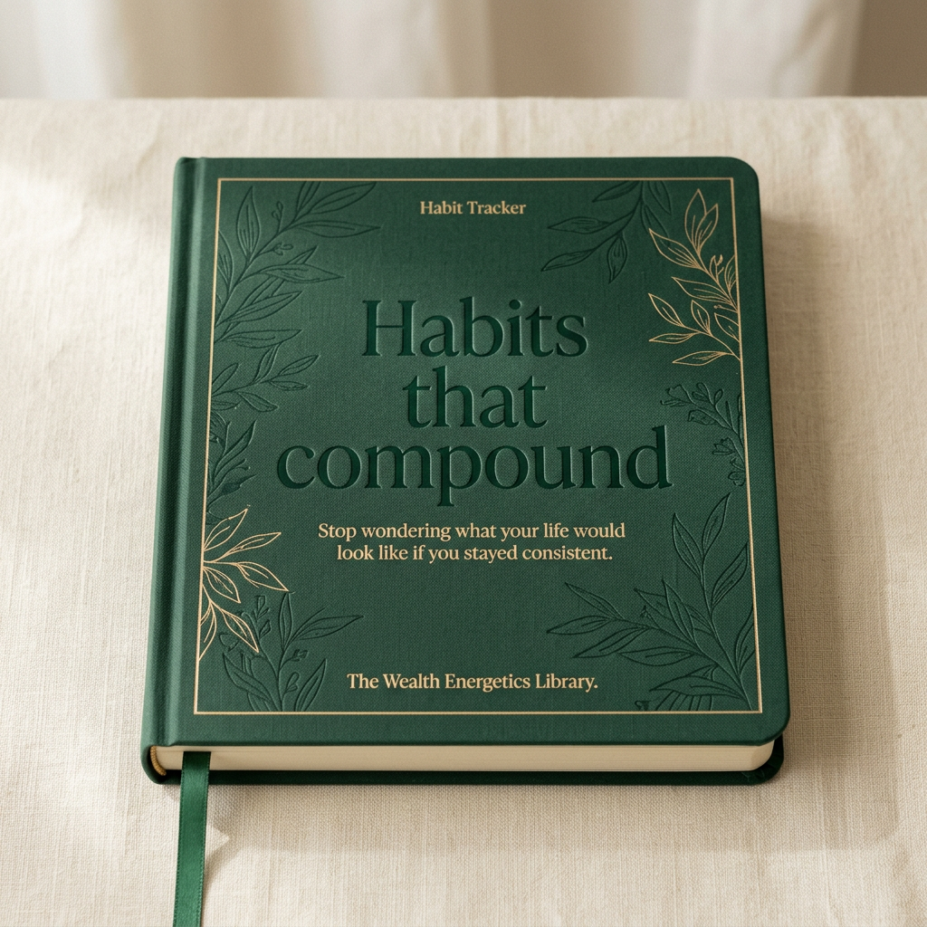 Habits that compound habit tracker cover